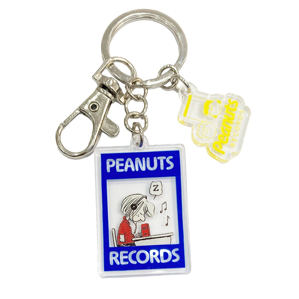 Peanuts - Peppermint Patty Records Keyclip