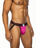 BIKE ATHLETIC Mesh Jockstrap - Hot Pink