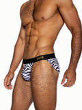 BIKE Active Jock Brief - Zebra