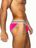 BIKE Stretch Cotton Jock Brief - Pink