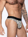BIKE Active Thong - Animal Print