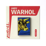 Andy Warhol Cows Yellow/Purple Pin
