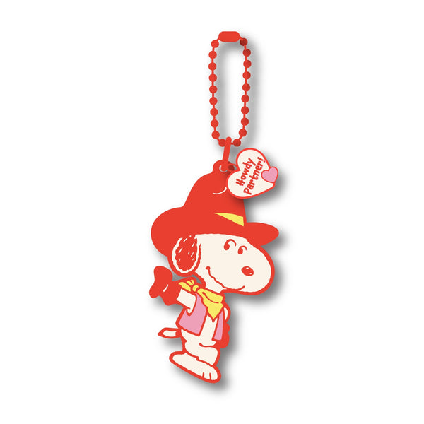 peanuts - Snoopy V Day Howdy Partner Pvc Bag Charm