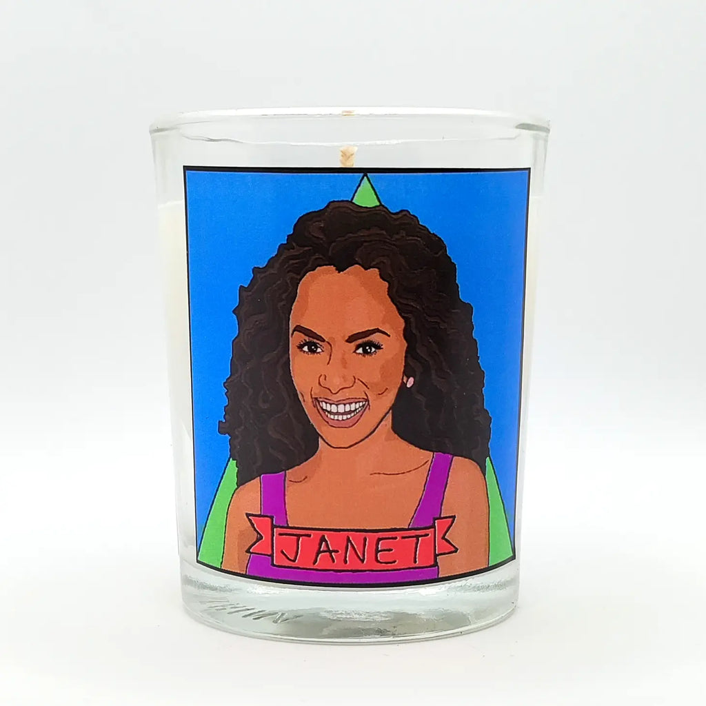 Janet Mock Glass Votive Candle