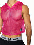BIKE Hooded Sleeveless Practice Jersey - Hot Pink