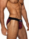 BIKE Stretch Cotton Jock Brief - Samba Leopard