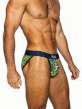 BIKE Stretch Cotton Jock Brief - Flower Party