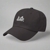 L.A. Gay Dad Hat by YES HOMO in Dark Grey