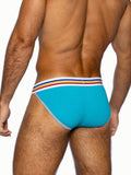 BIKE Stretch Cotton Jock Brief - Blue