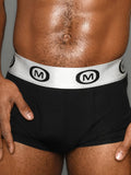 Mounderwear Modal Spandex Boxer Brief Black
