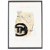 Jean-Michel Basquiat Tm Postcard and Pin