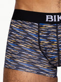 BIKE Stretch Cotton Trunk - Indigo Brush Strokes