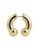 KISKA LABS PRINCE ALBERT GOLD EARRING