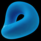 Hunkyjunk Form Surround Cock Ring - Teal Ice