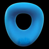 Hunkyjunk Form Surround Cock Ring - Teal Ice
