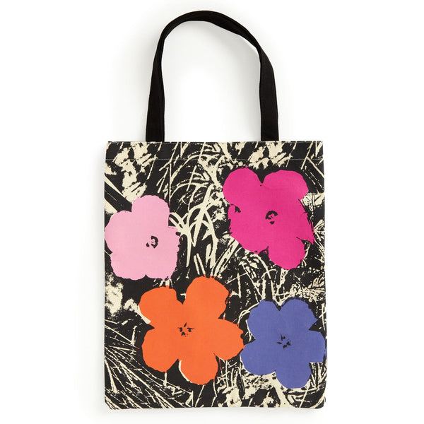 Andy Warhol Flowers Canvas Tote Bag