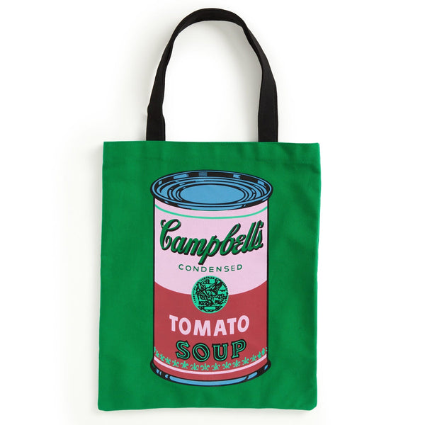 Andy Warhol Soup Can Canvas Tote