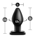 Anal Adventures Black 5.25-Inch Anal Plug