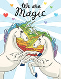 Unicorns We Are Magic GREETING CARD