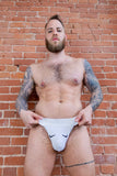 JUST DO IT SOCKS WHITE JOCKSTRAP BY SNEAKERMASK