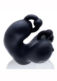 Oxballs Meatlocker Silicone Chastity - Black Ice