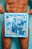 Tom of Finland x FatCloth pocket Square: Pekka