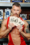 Tom of Finland Wooden Postcard: Sleigh Ride