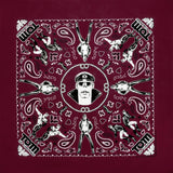 Tom of Finland Bandana by Peachy Kings Maroon