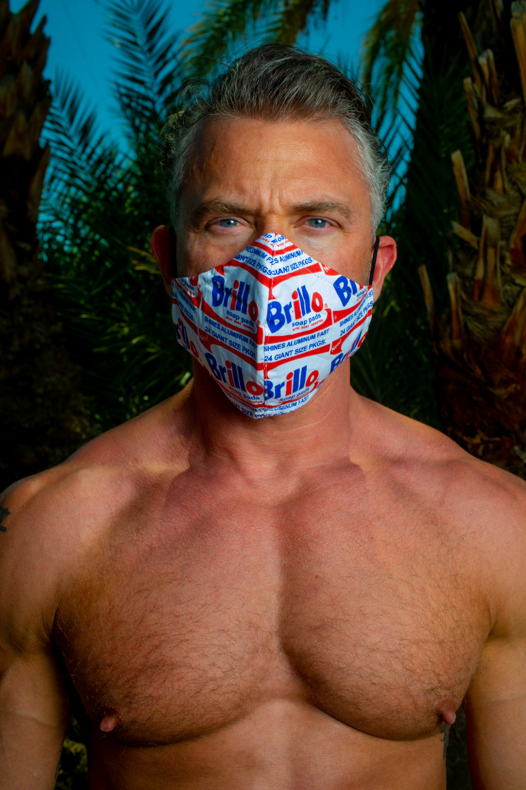 Andy Warhol Brillo Face Mask by Galison