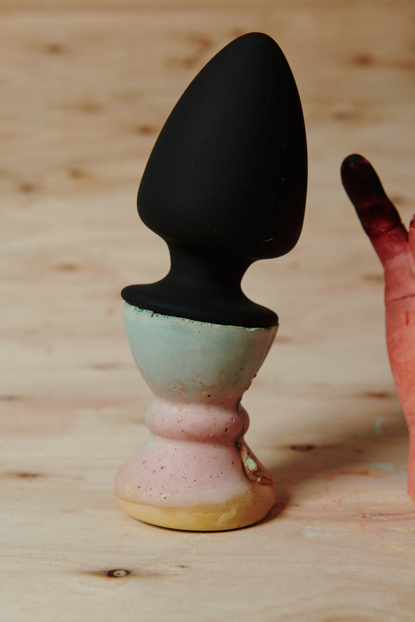 Squeezable Silicone Anal Plug - Large