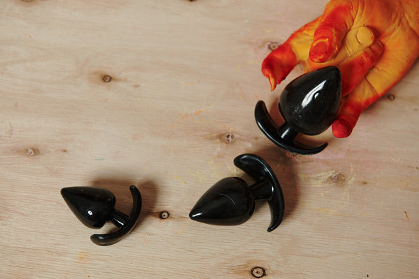 Triple Spades 3 Piece Anal Plug Set