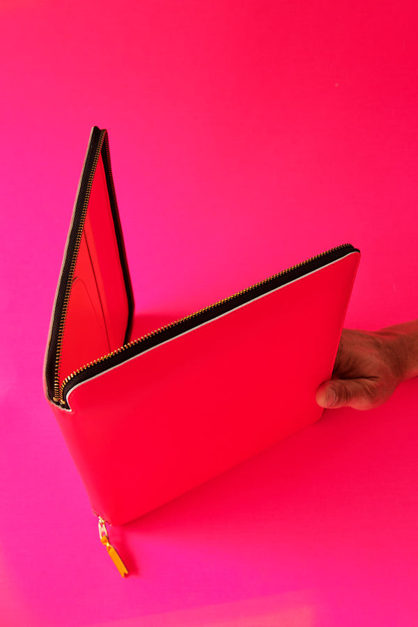 Comme des Garçons Super Fluo Pink iPad case