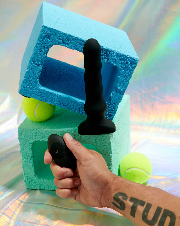 Thunderplugs Silicone Vibrating & Squirming Plug with Remote Control