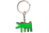 Keith Haring Green Barking Dog Key Ring