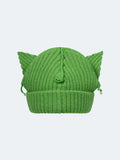 LOVERBOY BY CHARLES JEFFREY CHUNKY EARS BEANIE GREEN