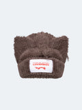 LOVERBOY BY CHARLES JEFFREY FLUFFY CHUNKY EARS BEANIE BROWN