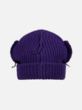 LOVERBOY BY CHARLES JEFFREY CHUNKY EARS BEANIE in PURPLE