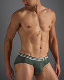 TEAMM8 Racer Mesh Brief - Hunter Green