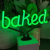 Neon baked Sign