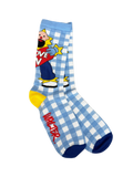 I Love W Socks Light Blue by Walter Van Beirendonck