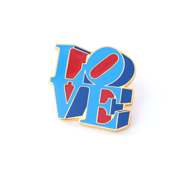 ROBERT INDIANA Love Pin - Enamel