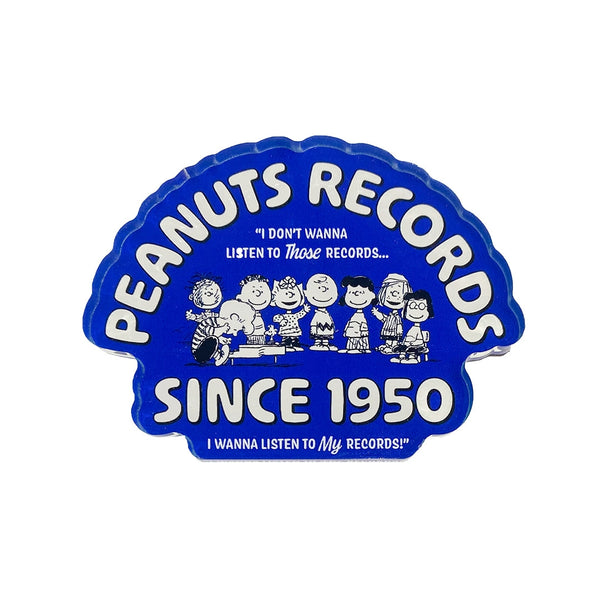 Peanuts Gang Records Magnet