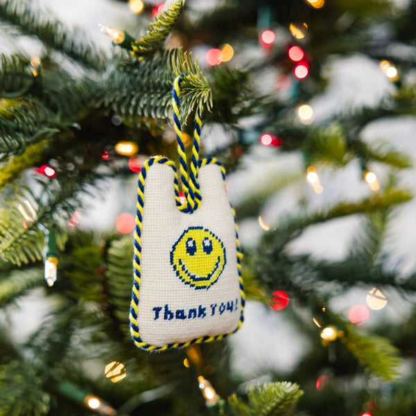 Takeaway Bag Needlepoint Ornament