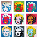 Marilyn Monroe By Andy Warhol - Sheet of 9 Kiss-Cut Stickers