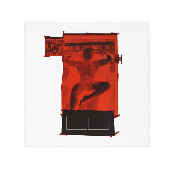 90S VINTAGE GAY PORN TRANSPARENCY CUM TOWEL #5