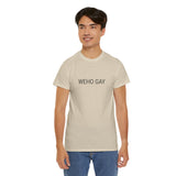 WEHO GAY TEE BY CULTUREEDIT AVAILABLE IN 13 COLORS