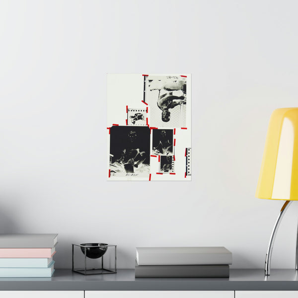 90S VINTAGE GAY PORN TRANSPARENCY Matte Vertical Poster