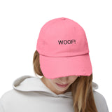 WOOF! Distressed Cap in 6 colors