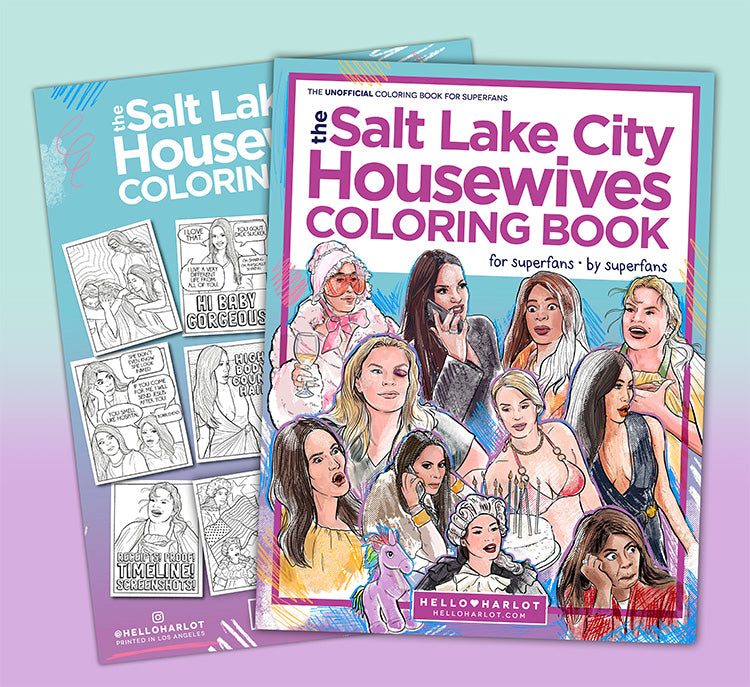 Rhoslc Housewives of Salt Lake City Coloring Book