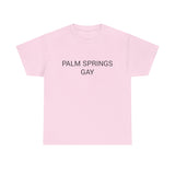 PALM SPRINGS GAY TEE BY CULTUREEDIT AVAILABLE IN 13 COLORS